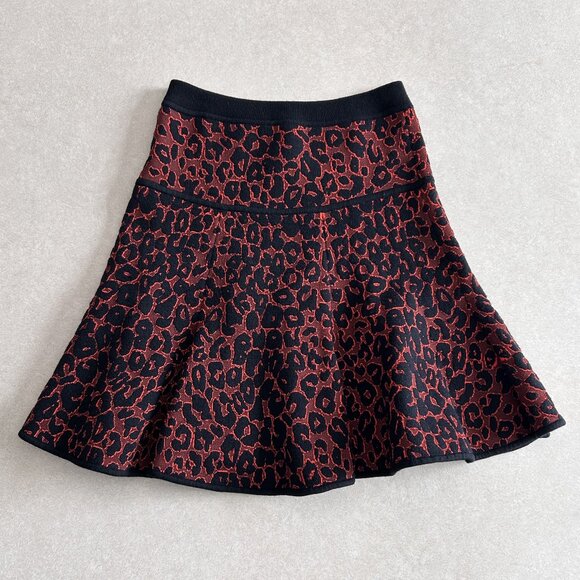 A.L.C. Ellington Leopard Print Skirt ASO Aria Montgomery - Picture 5 of 10